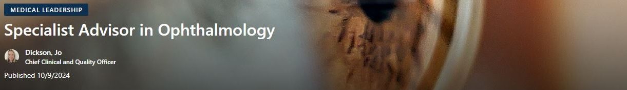 Mr Amar Alwaitry Specialist Advisor in Ophthalmology